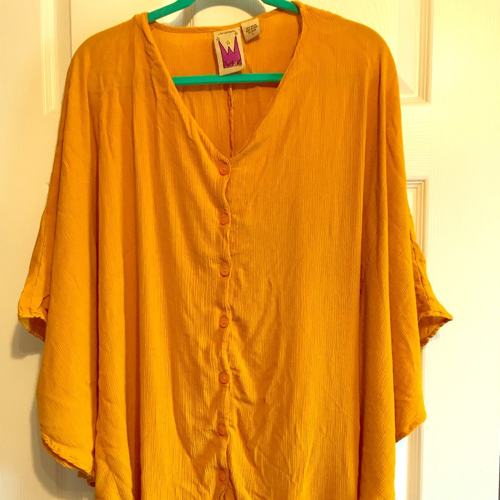 Poncho Style Blouse